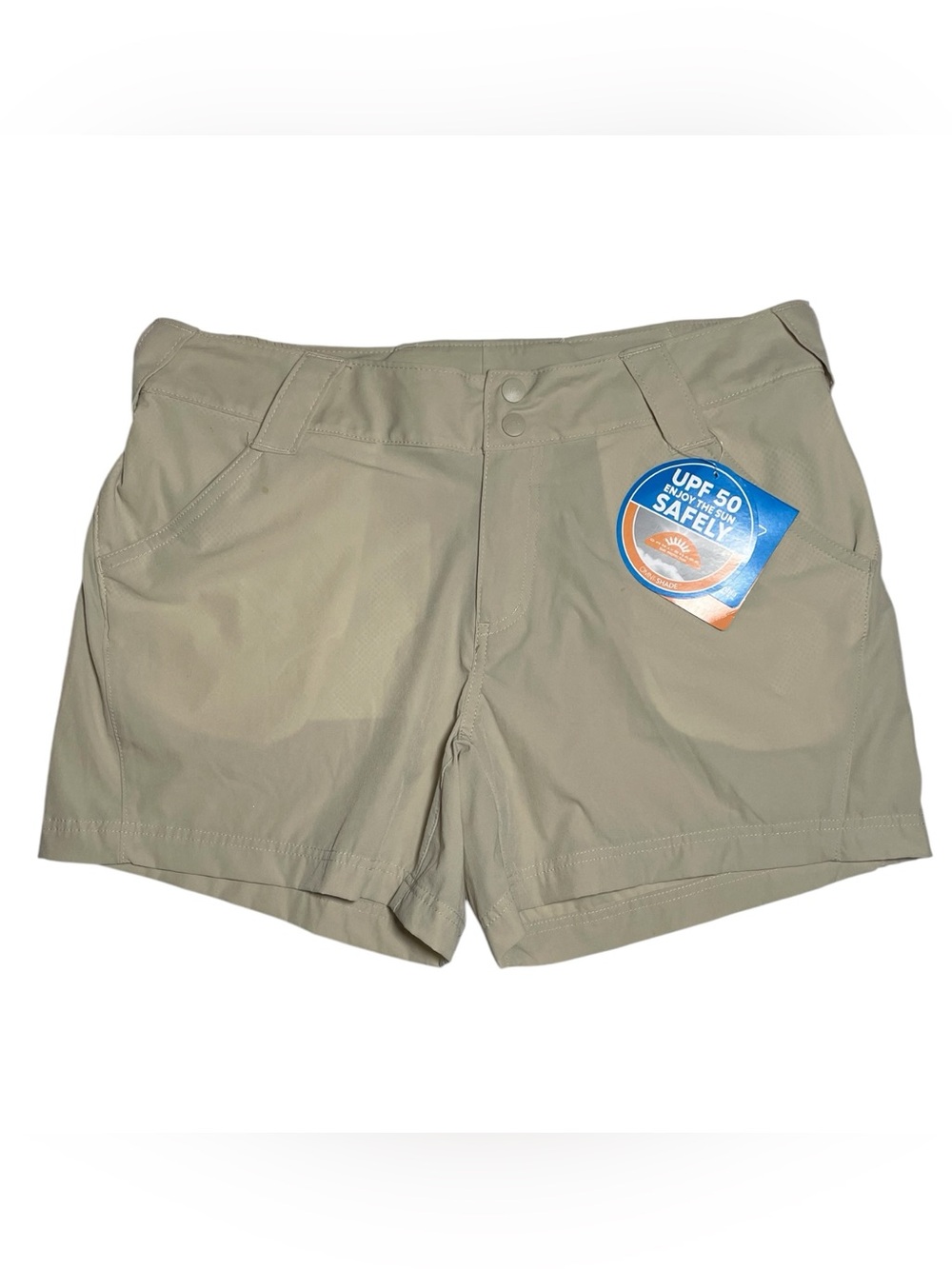 NWT Columbia Women’s Khaki Shorts. Size 12